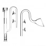 Aquapro Lilly Premium Glass Pipe 12mm Dış Filtre Cam Emiş Basış