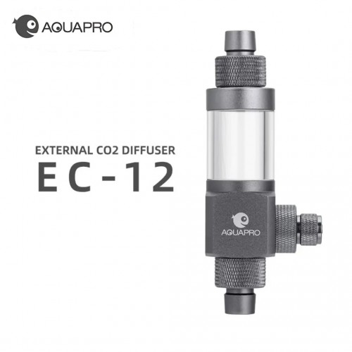 Aquapro External Inline CO₂ Karbondioksit Diffuser (12/16mm) Hortum Arası Difüzör