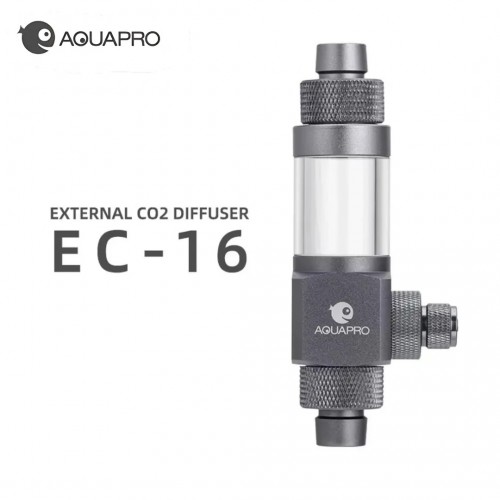 Aquapro External Inline CO₂ Karbondioksit Diffuser (16/22mm) Hortum Arası Difüzör