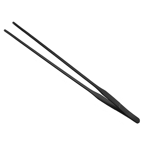 Karbon Kaplama Düz Uçlu Bitki Maşası (Cımbız) - 25cm