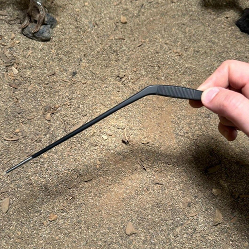 Karbon Kaplama 45 Derece Eğimli Bitki Maşası (Cımbız) - 25cm