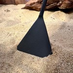 Karbon Kaplama Kum Düzeltme Aparatı (Spatula) - 25cm