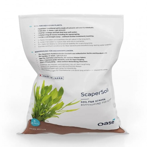 Oase ScaperLine Soil 9lt Brown Aktif Toprak