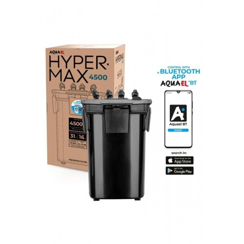 AQUAEL Filter HyperMax 4500 Dış Filtre Bluetooth