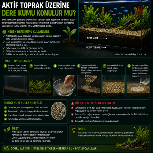 Aktif Toprak Üzerine Dere Kumu Konulur mu?