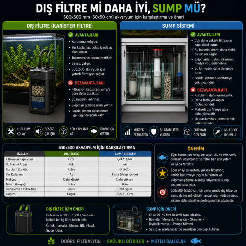 Dış Filtre mi Sump mu Daha İyi?