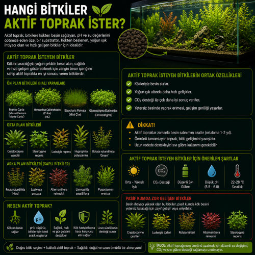 Hangi Bitkiler Aktif Toprak İster?