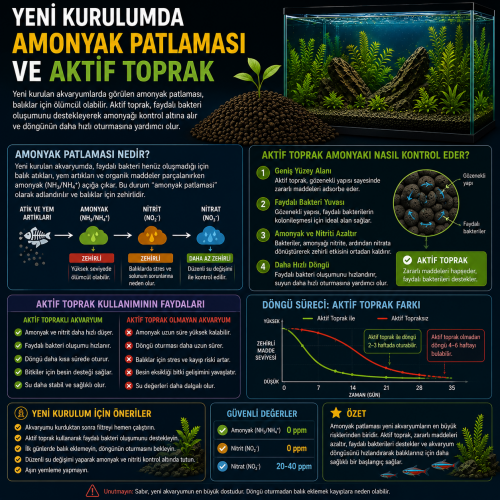 Yeni Kurulumda Amonyak Patlaması ve Aktif Toprak