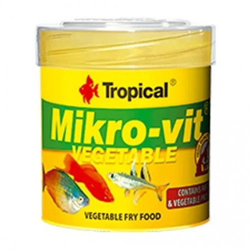 Tropical Mikro-Vit Vegetable 50 ml / 32 gr Yavru Balık Yemi
